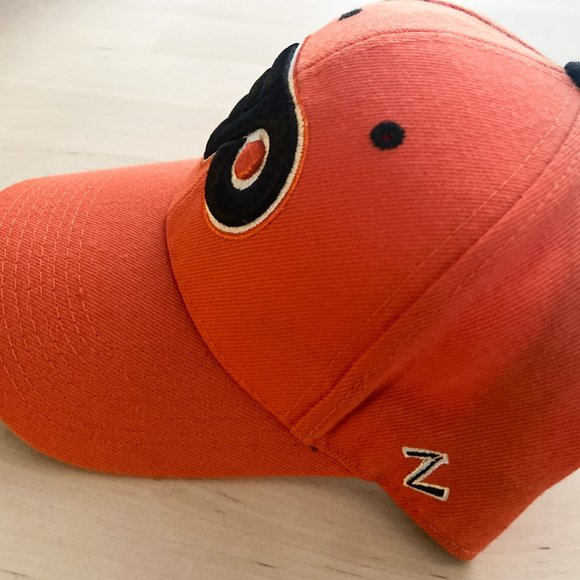 Orange & Black Philadelphia Flyers Fitted Hat Authentic Zephyr Z Hat 7 1/8 NHL - Picture 4 of 8